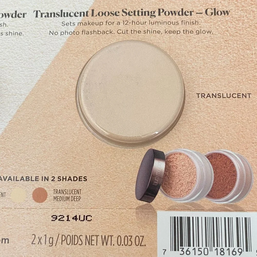 Laura Mercier Translucent Setting Powder duo (Matte finish & Glow finish)